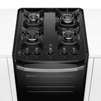 Fogão de Embutir 4 Bocas Electrolux Experience FE4BB Mesa de Vidro e VaporBake Preto Bivolt