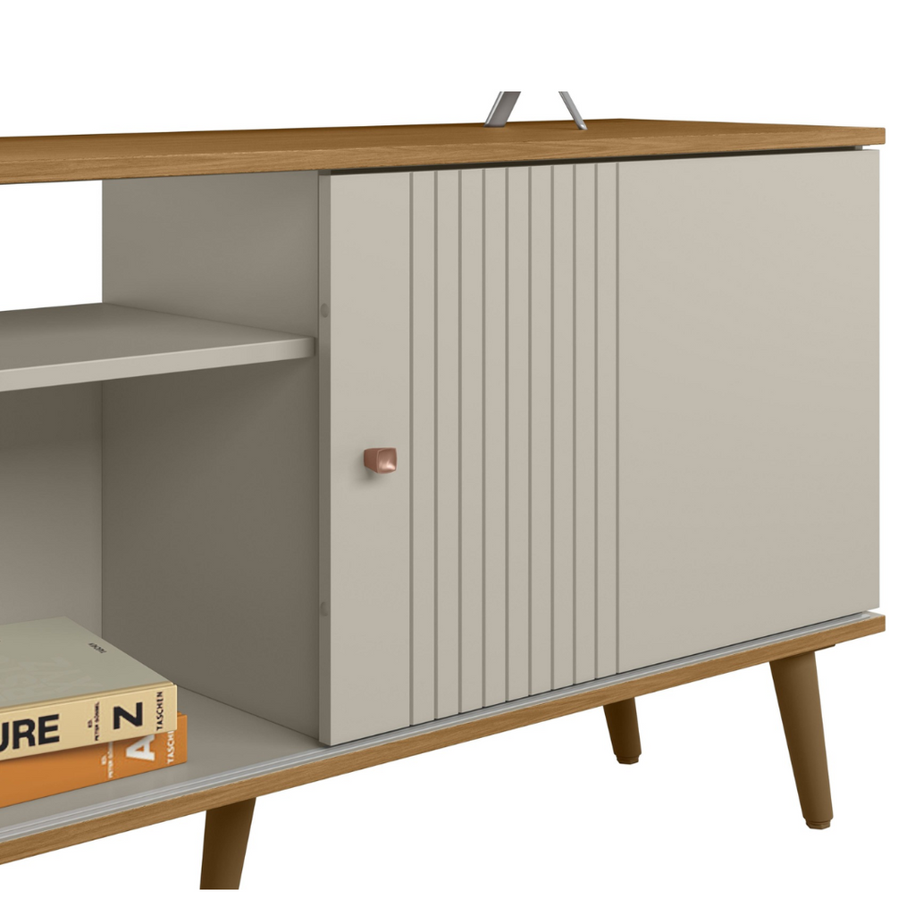 Rack Rubi Linea 120cm Nature e Off White