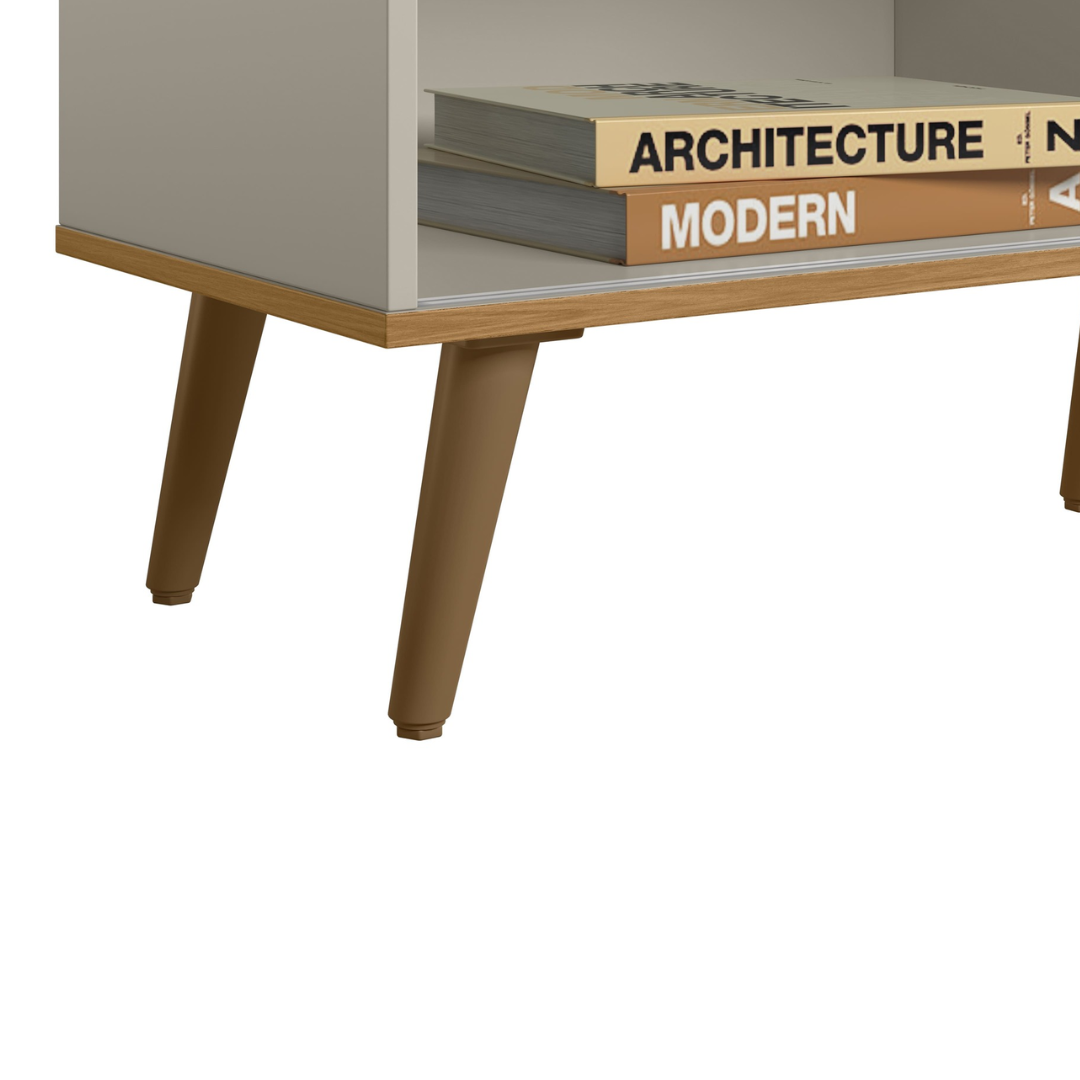 Rack Rubi Linea 120cm Nature e Off White