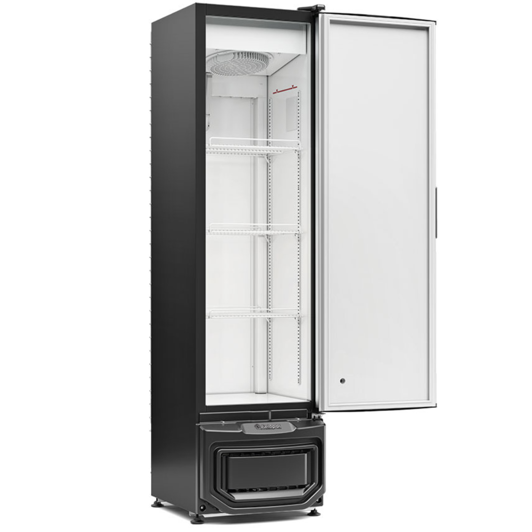 Cervejeira Gelopar 410L GCB-40 PR Porta Adesivada Beer Preto 220V
