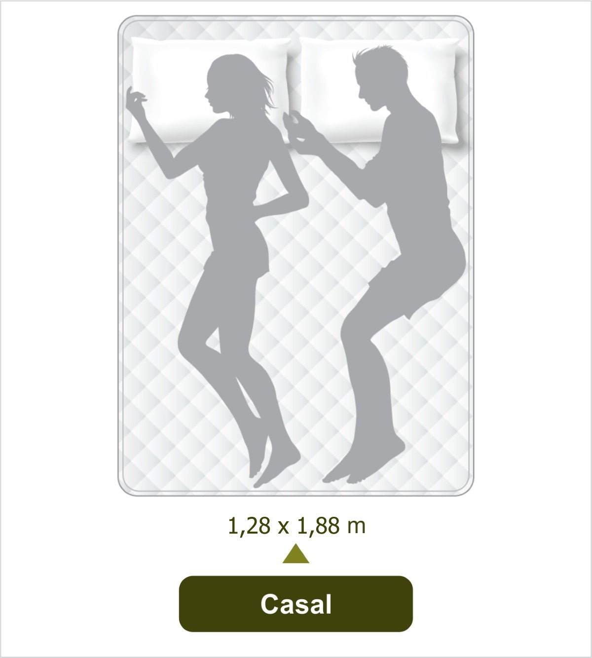 Colchão Espuma Ecoline D-33 Ecoflex Casal 128x188x14cm Marrom