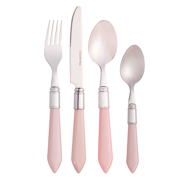 Faqueiro Coliseu  24 Peças com cabo de Plástico Mother Pearl