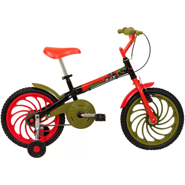 Bicicleta Caloi Aro 16 Power Rex Preto