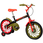 Bicicleta Caloi Aro 16 Power Rex Preto