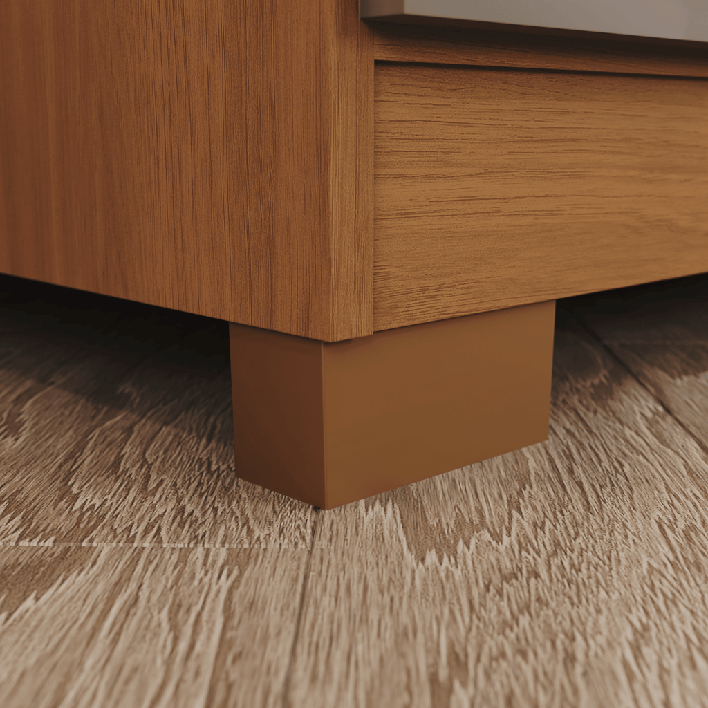 Roupeiro Imperial Henn 100% MDF 260cm 6 Portas 3 Gavetas Cinamomo e Avelã