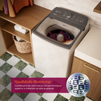 Lavadora de Roupas Brastemp Advanced 16Kg BWF16AB Cesto Inox Ciclo TiraManchas Branco 220V