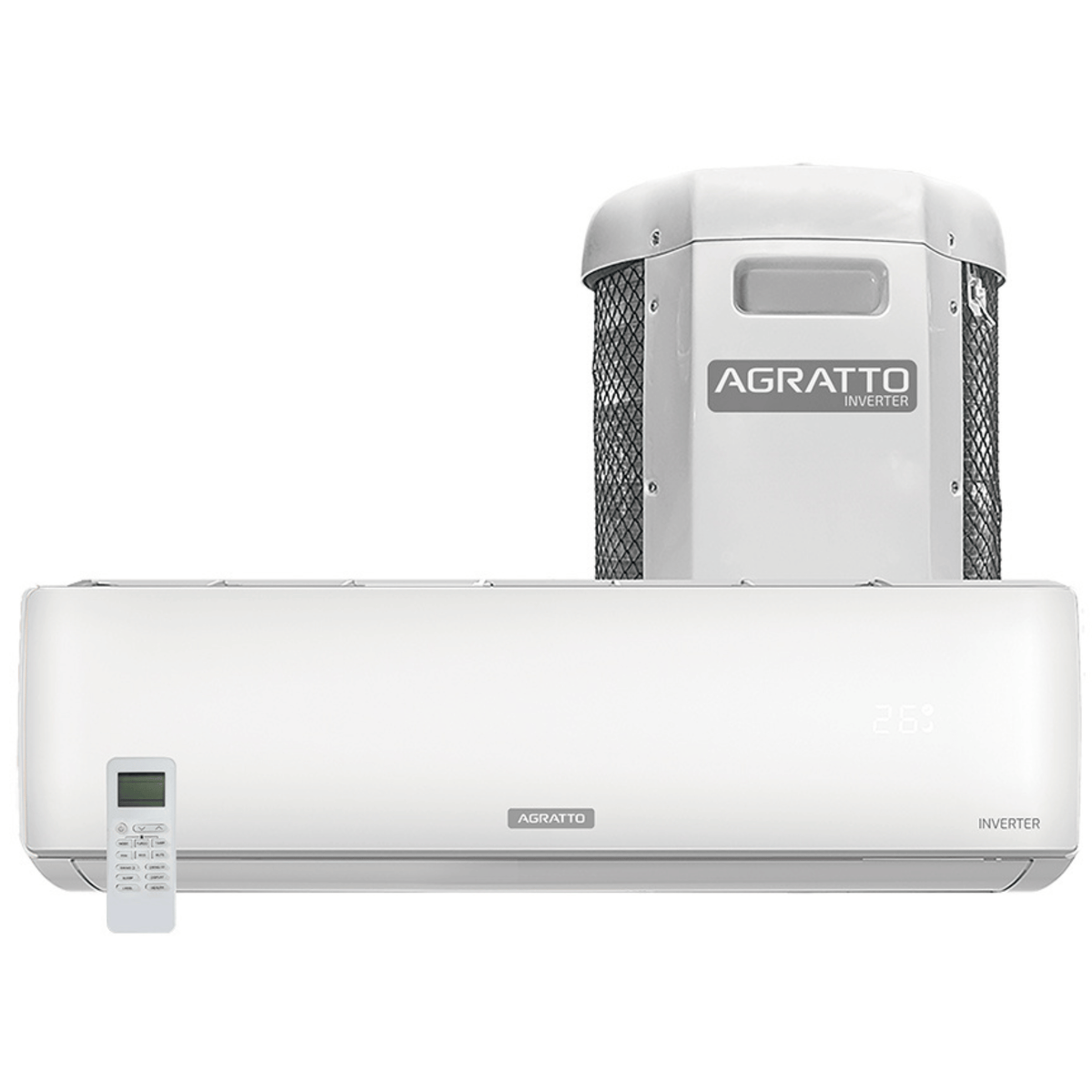 Ar-Condicionado Split Inverter Zen Agratto 24.000 BTUs Frio ZICST24F 220V