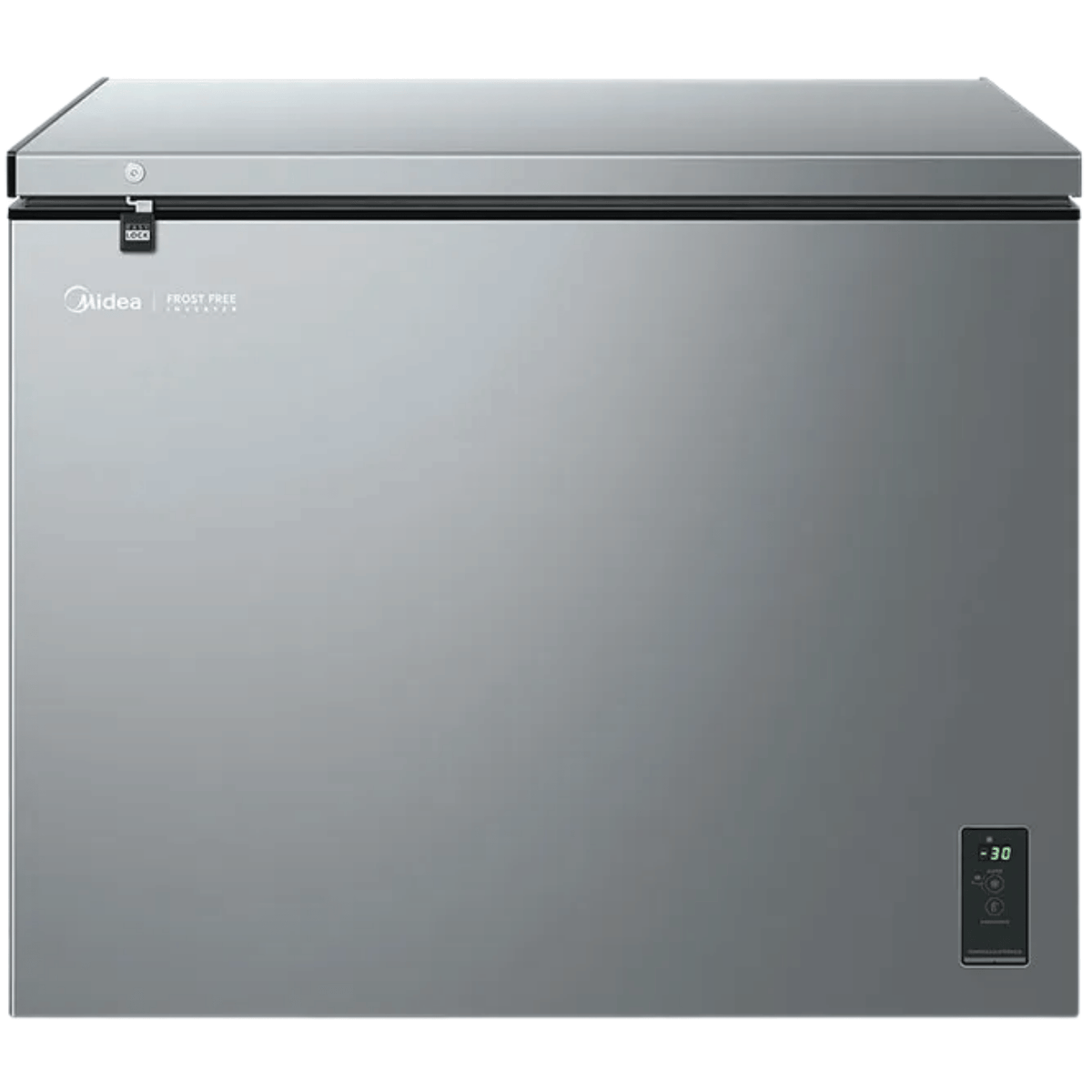 Freezer Horizontal Midea 234L MDRC321FFA Inverter Iluminação em LED Prata Bivolt