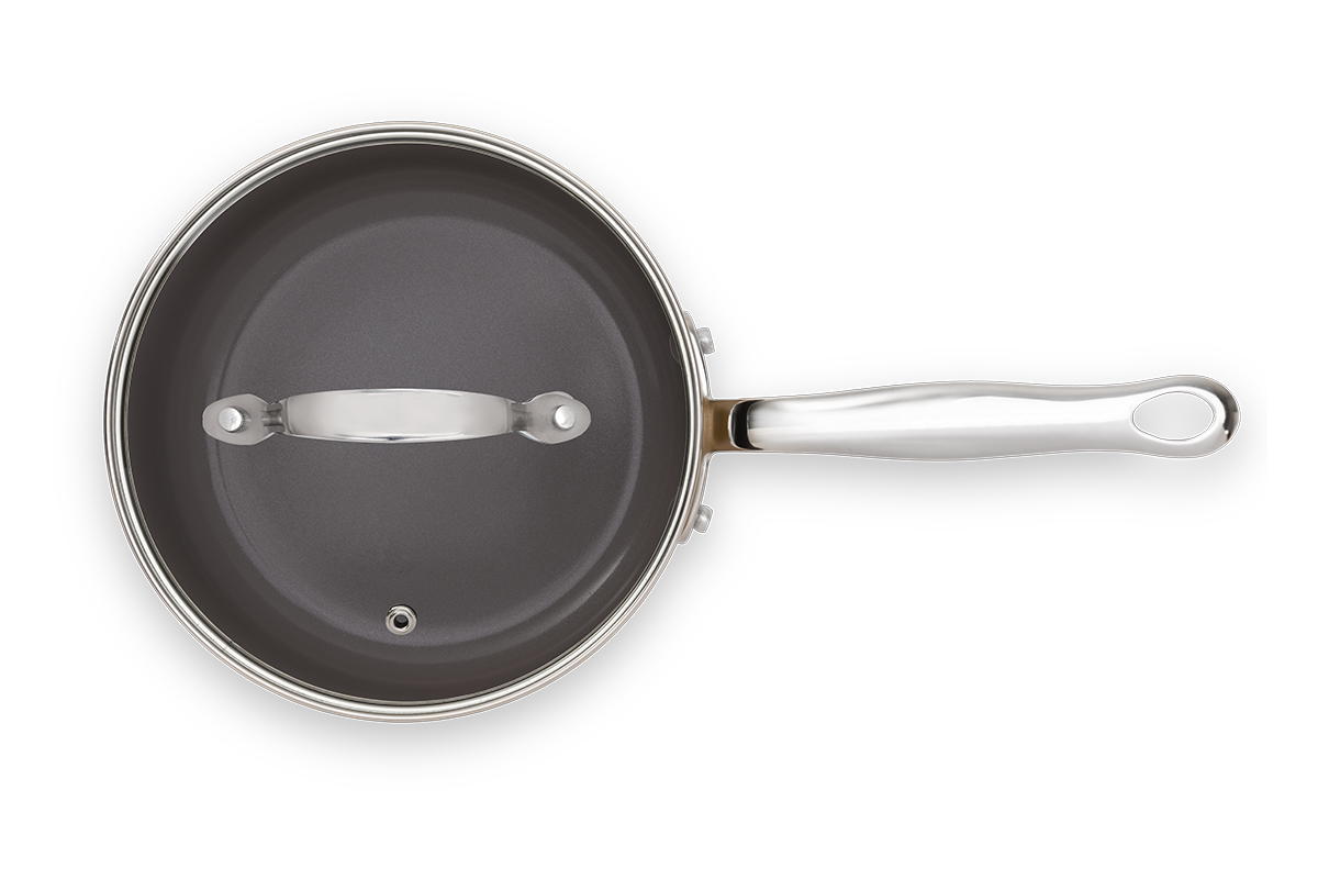 Jogo de Panelas Ceramic Life Brinox 4 peças Indução Life Coast Champanhe