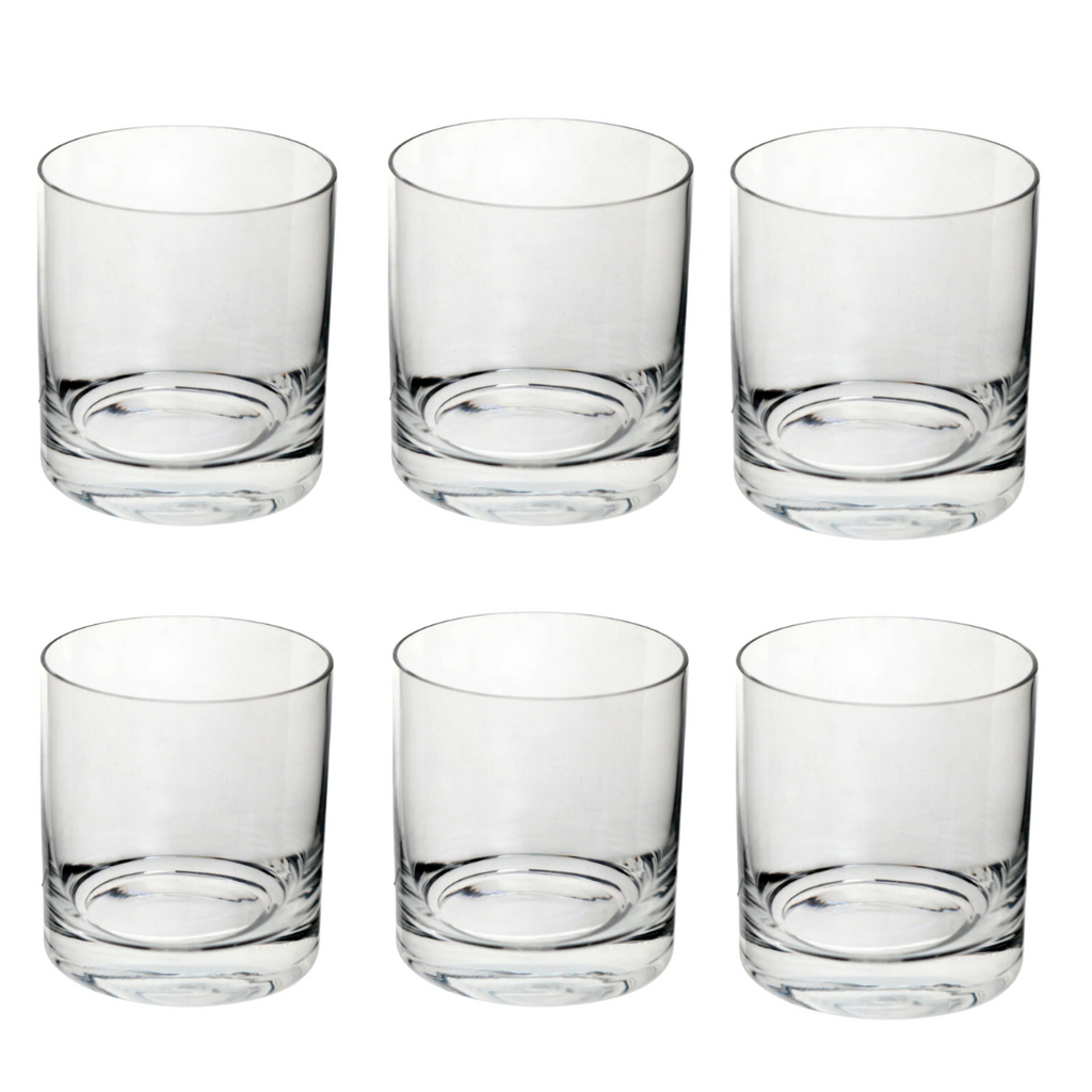 Jogo 6 Copos Laurus Full-Fit 320ml em Cristal Ecológico