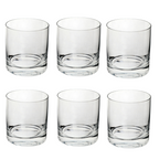 Jogo 6 Copos Laurus Full-Fit 320ml em Cristal Ecológico