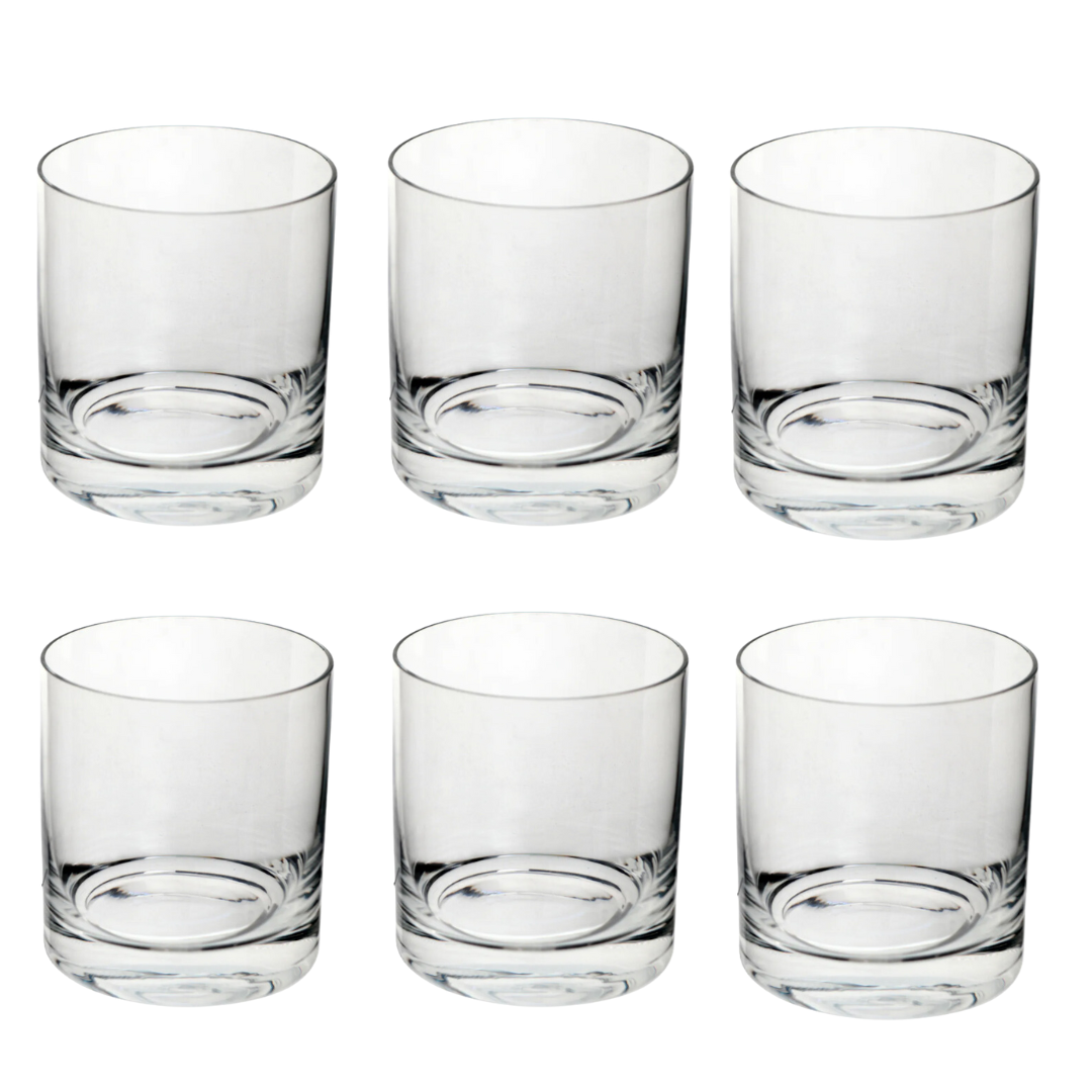 Jogo 6 Copos Laurus Full-Fit 320ml em Cristal Ecológico