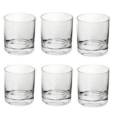 Jogo 6 Copos Laurus Full-Fit 320ml em Cristal Ecológico