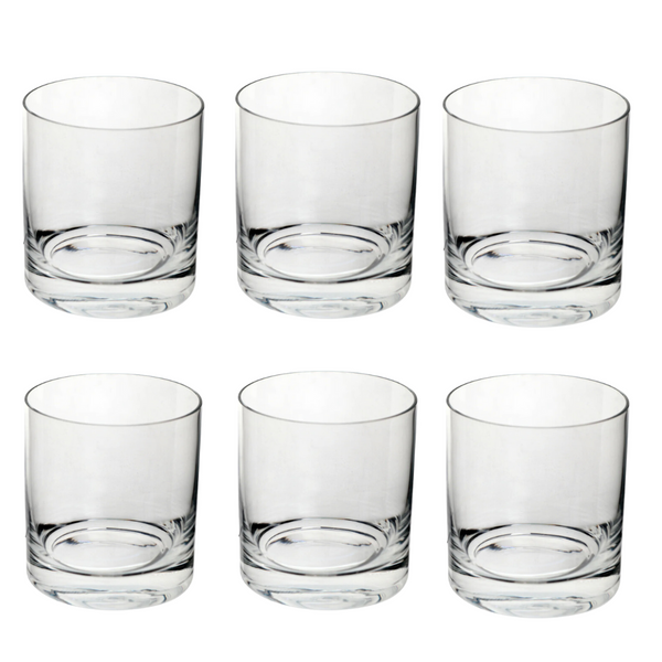 Jogo 6 Copos Laurus Full-Fit 320ml em Cristal Ecológico