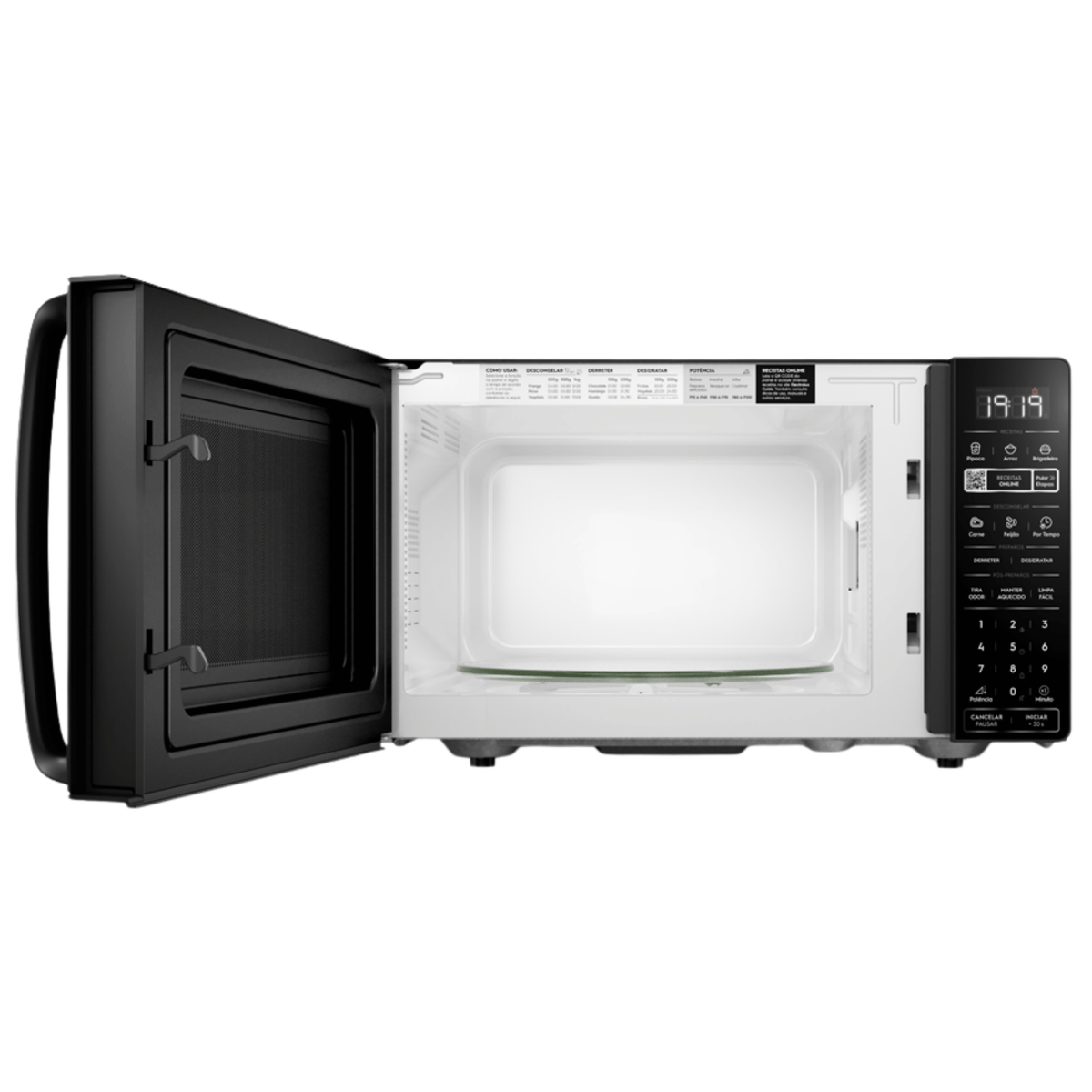 Micro-ondas Electrolux 29L Efficient ME29P Função Descongelamento Assistido Preto 220V