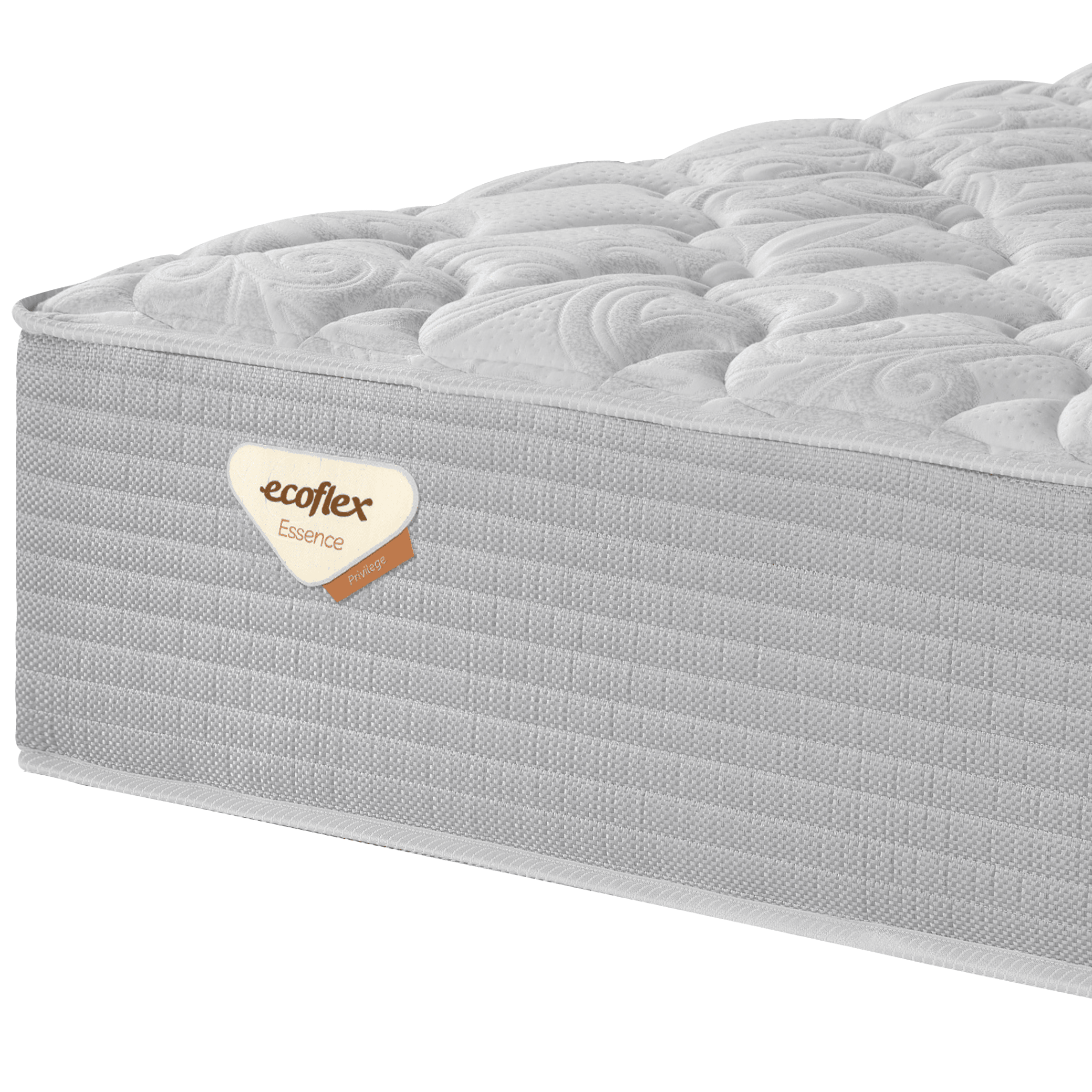 Colchão Privilege Queen Ecoflex Molas Ensacadas Wide 158x198x35cm Prata