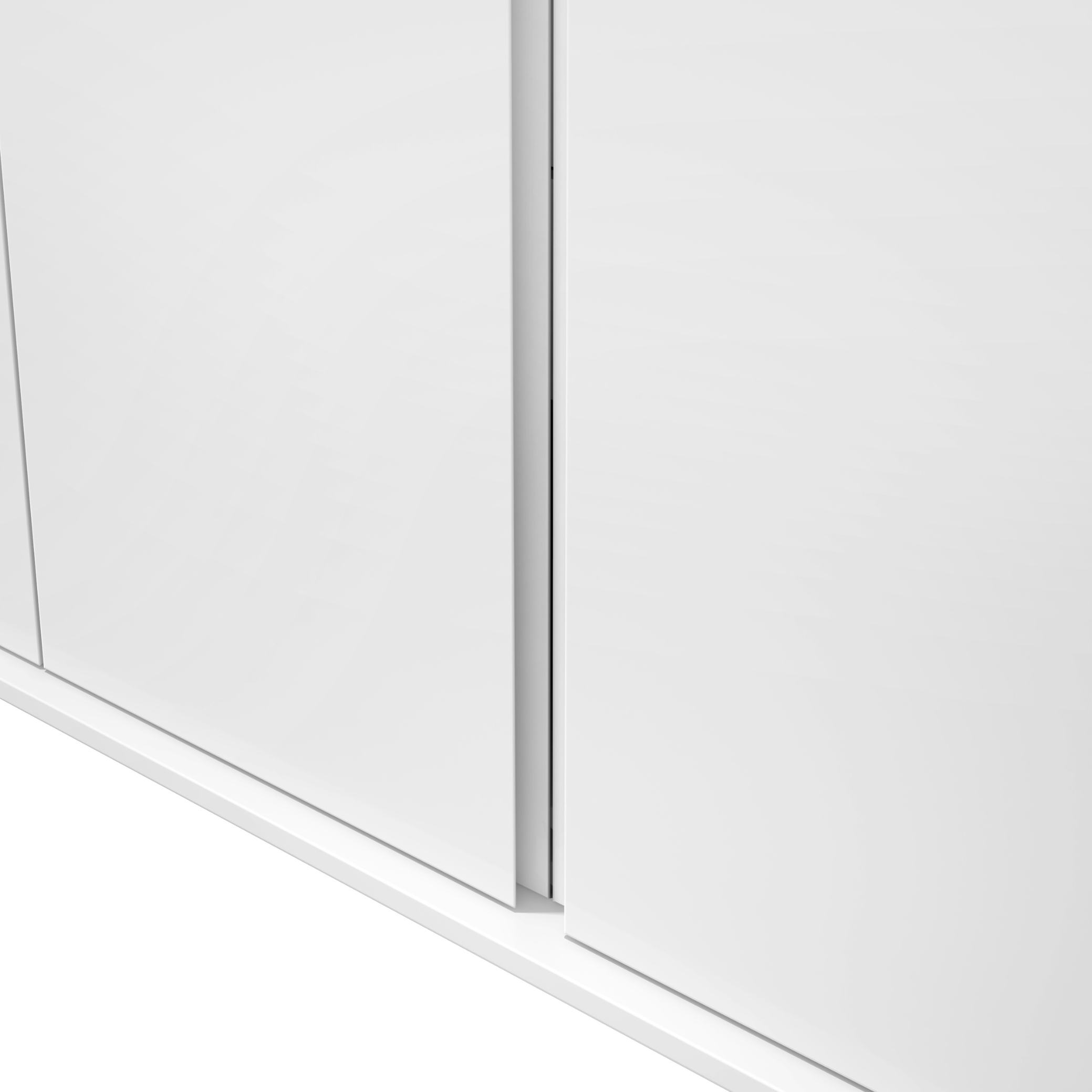 Roupeiro Loop Lopas 270cm 100% MDF 6 Portas Branco