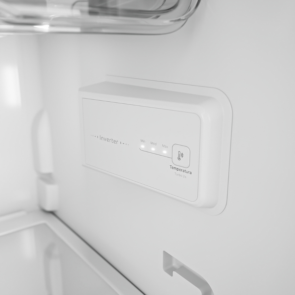 Refrigerador Consul 377L CRM44M Duplex Inverter Inox 220V