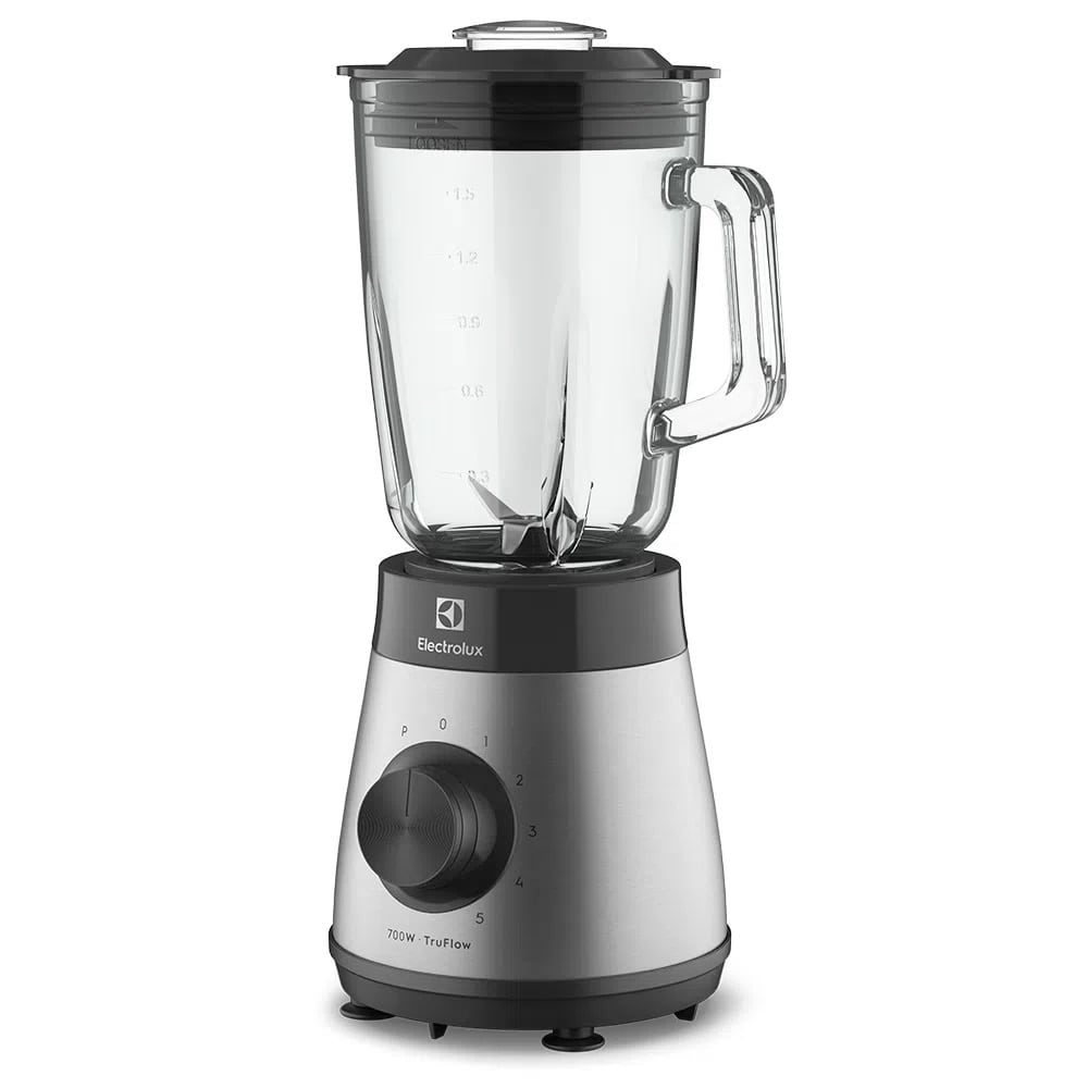 Liquidificador Electrolux 1,5L Experience Jarra de Vidro TruFlow™ 700W EBS30 Grafite 220V