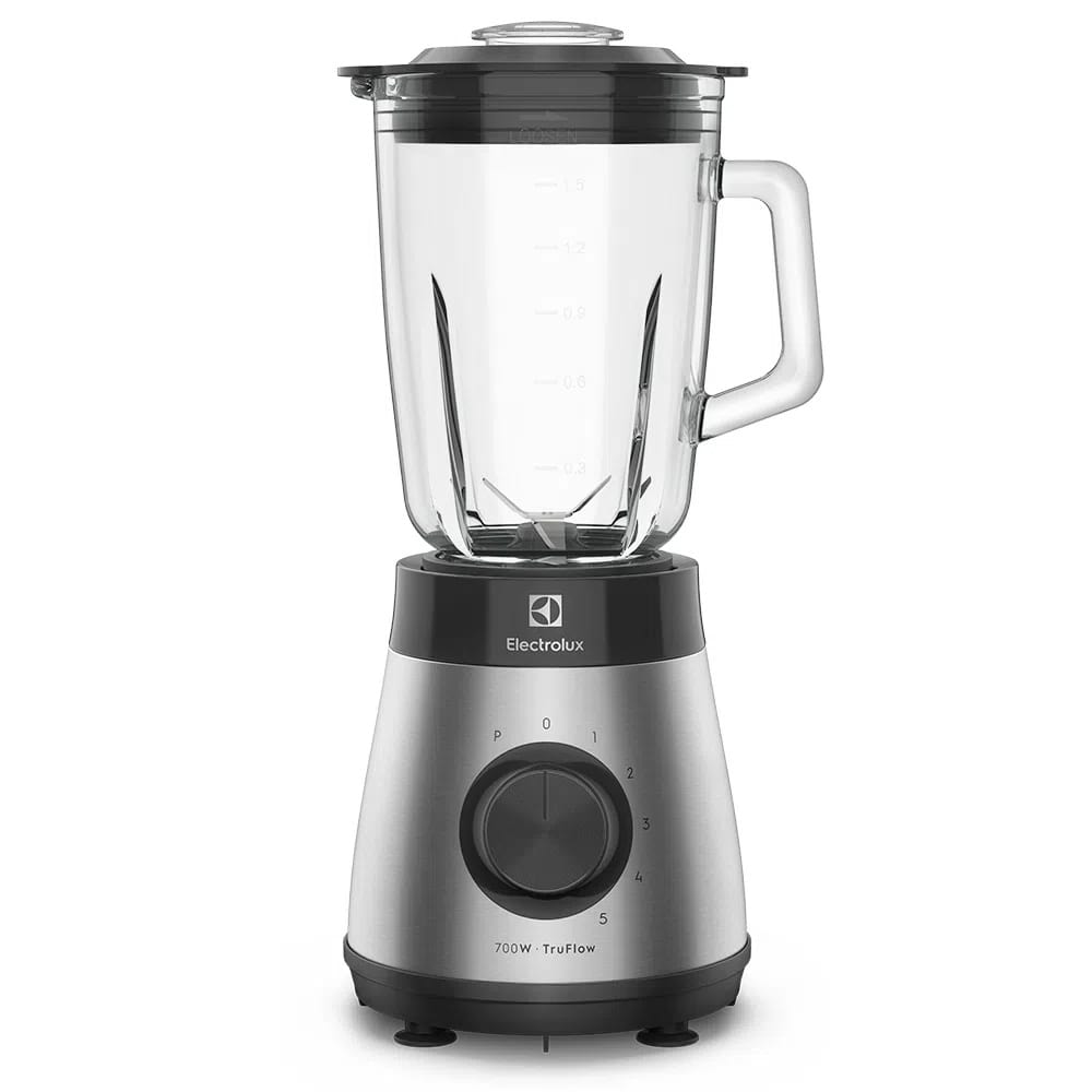Liquidificador Electrolux 1,5L Experience Jarra de Vidro TruFlow™ 700W EBS30 Grafite 220V