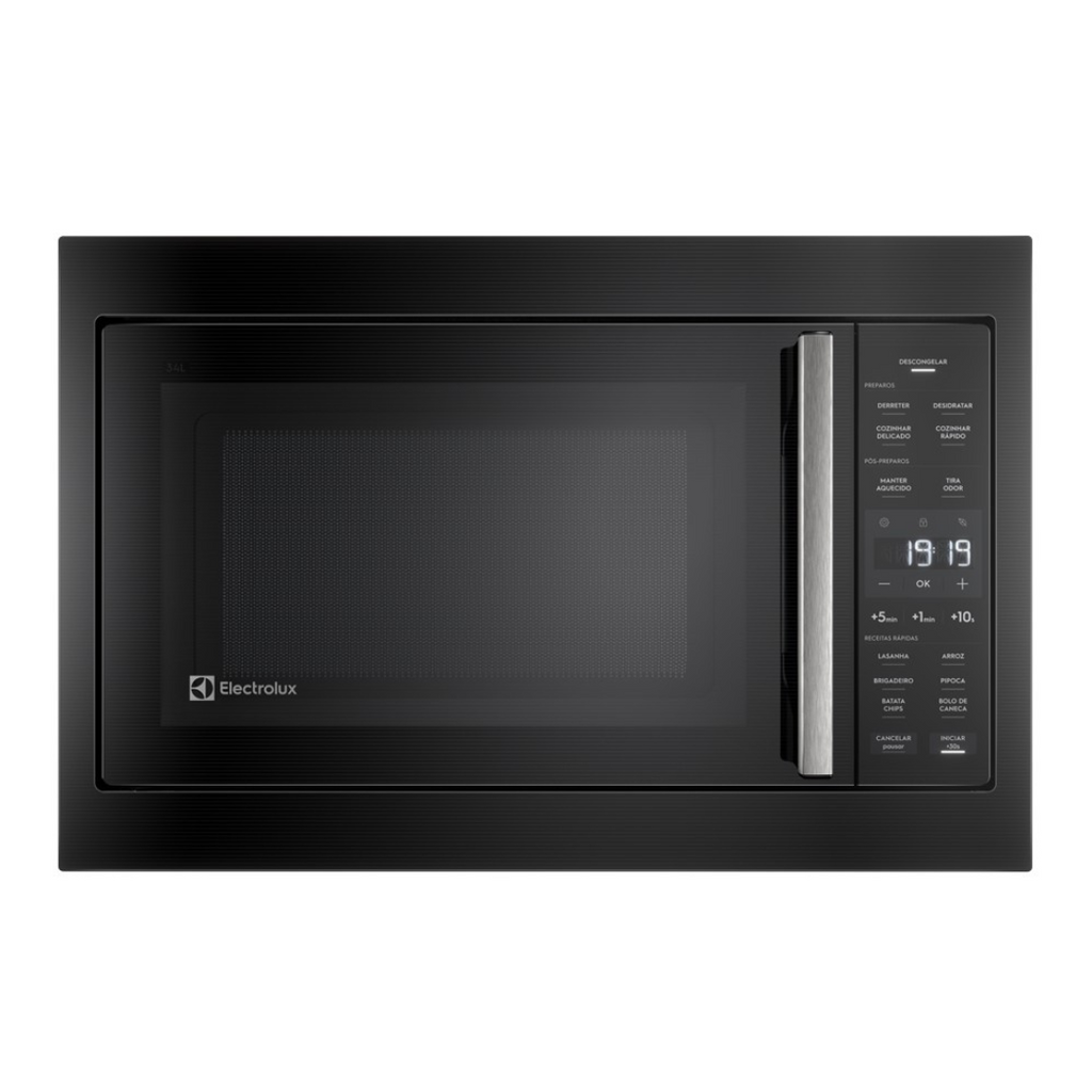 Kit Electrolux de Embutir Forno Elétrico OE8EA 80L com AirFryer +Micro-ondas 34L ME3BP 220V