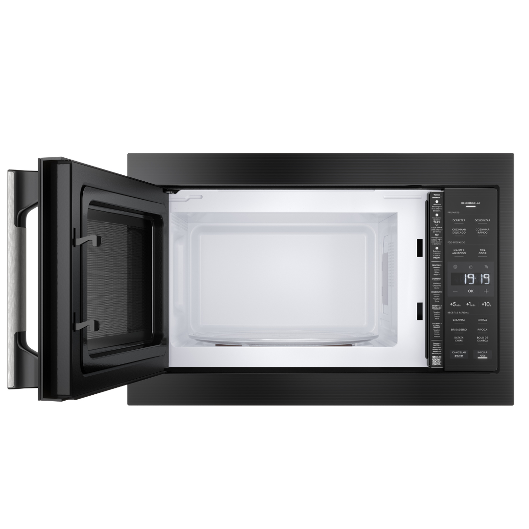 Kit Electrolux de Embutir Forno Elétrico OE8EA 80L com AirFryer +Micro-ondas 34L ME3BP 220V