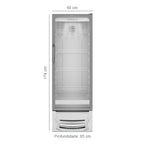 Expositora de Bebidas Venax 300L VV300 Branco 220V