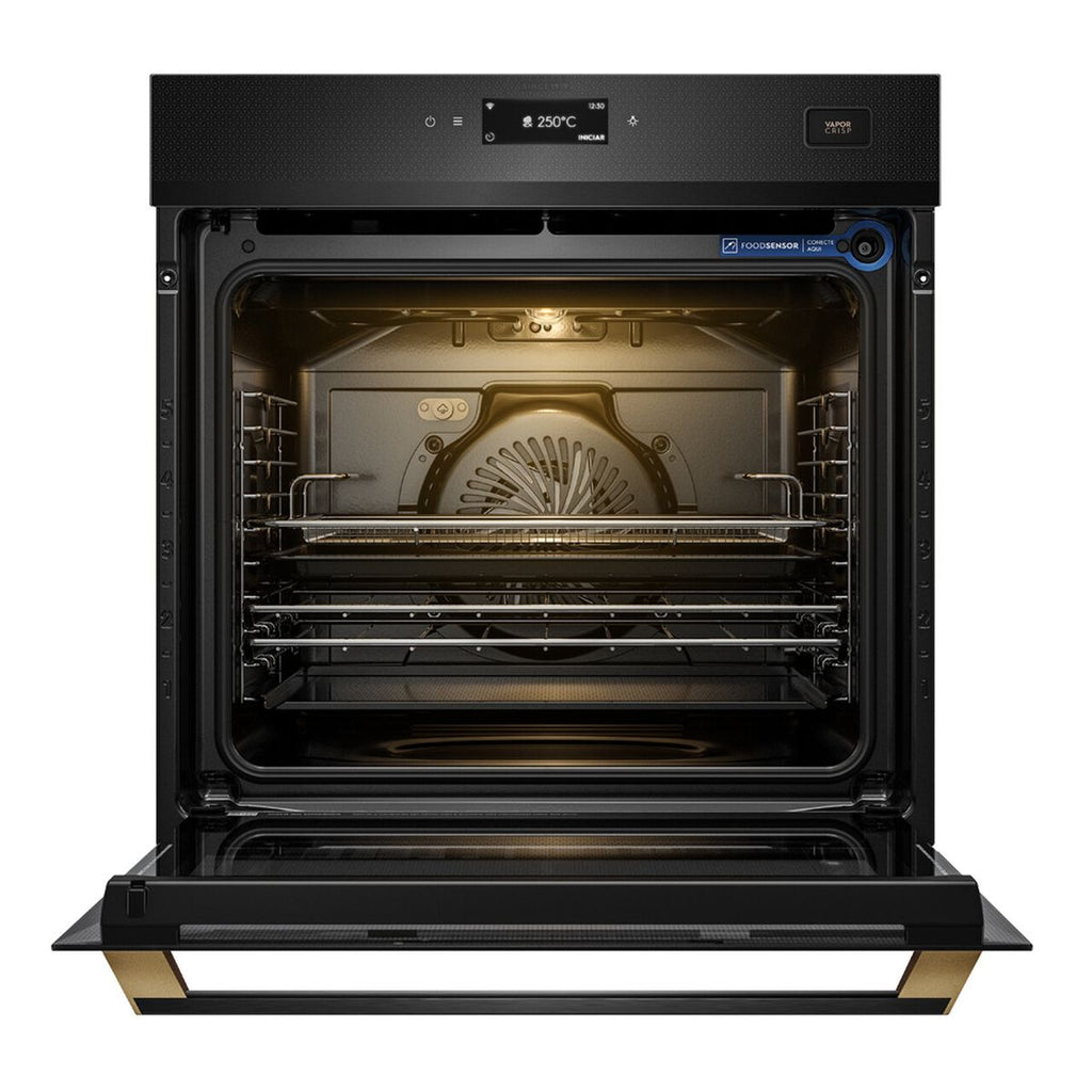 Forno de Embutir Elétrico Electrolux 80L OE9XB Expert Pro Series com VaporCrisp Preto 220V