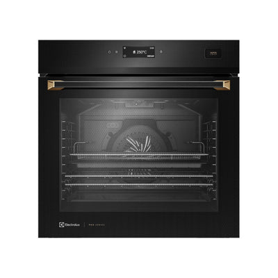 Forno de Embutir Elétrico Electrolux 80L OE9XB Expert Pro Series com VaporCrisp Preto 220V