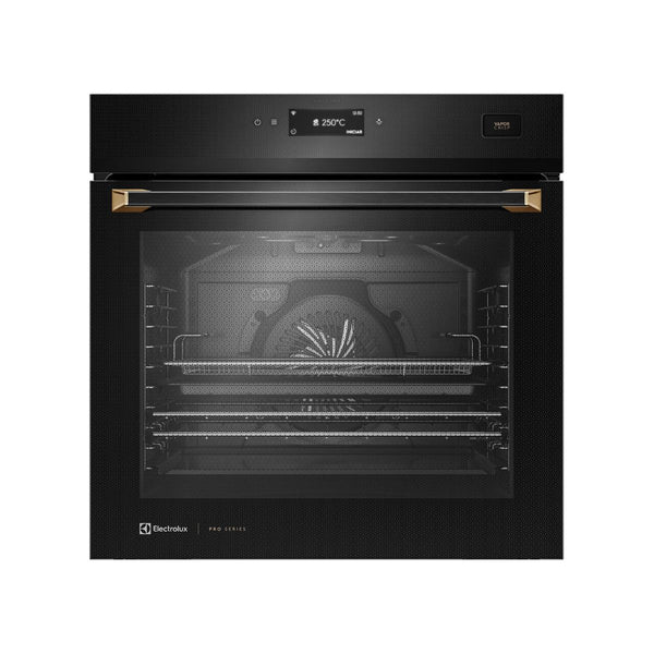 Forno de Embutir Elétrico Electrolux 80L OE9XB Expert Pro Series com VaporCrisp Preto 220V