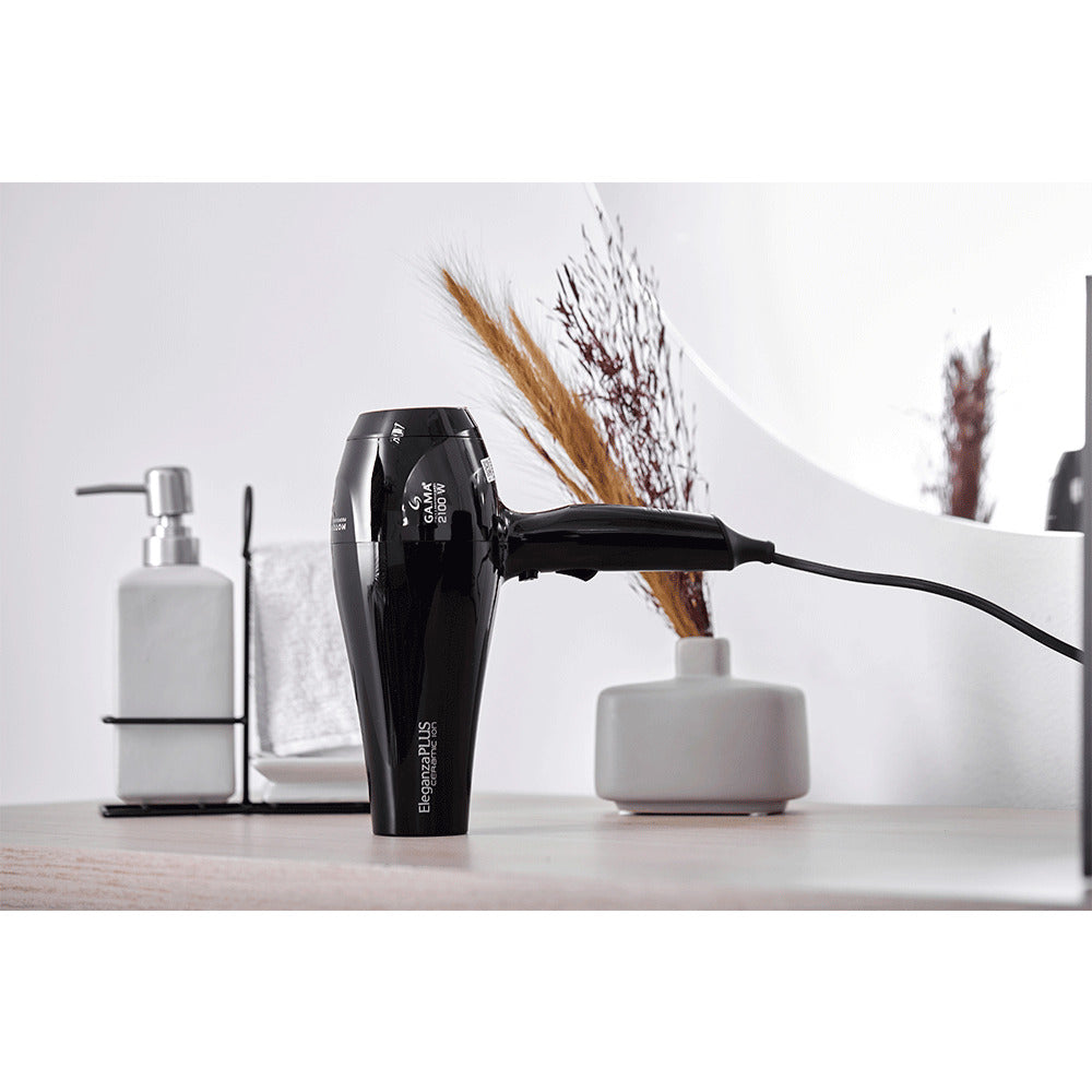 Secador de Cabelo Gama Italy Eleganza Plus Ceramic Ion 2100W Preto 220V