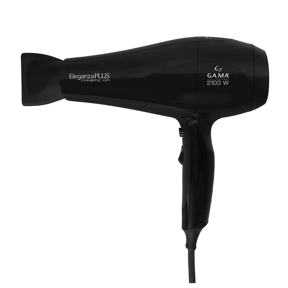 Secador de Cabelo Gama Italy Eleganza Plus Ceramic Ion 2100W Preto 220V