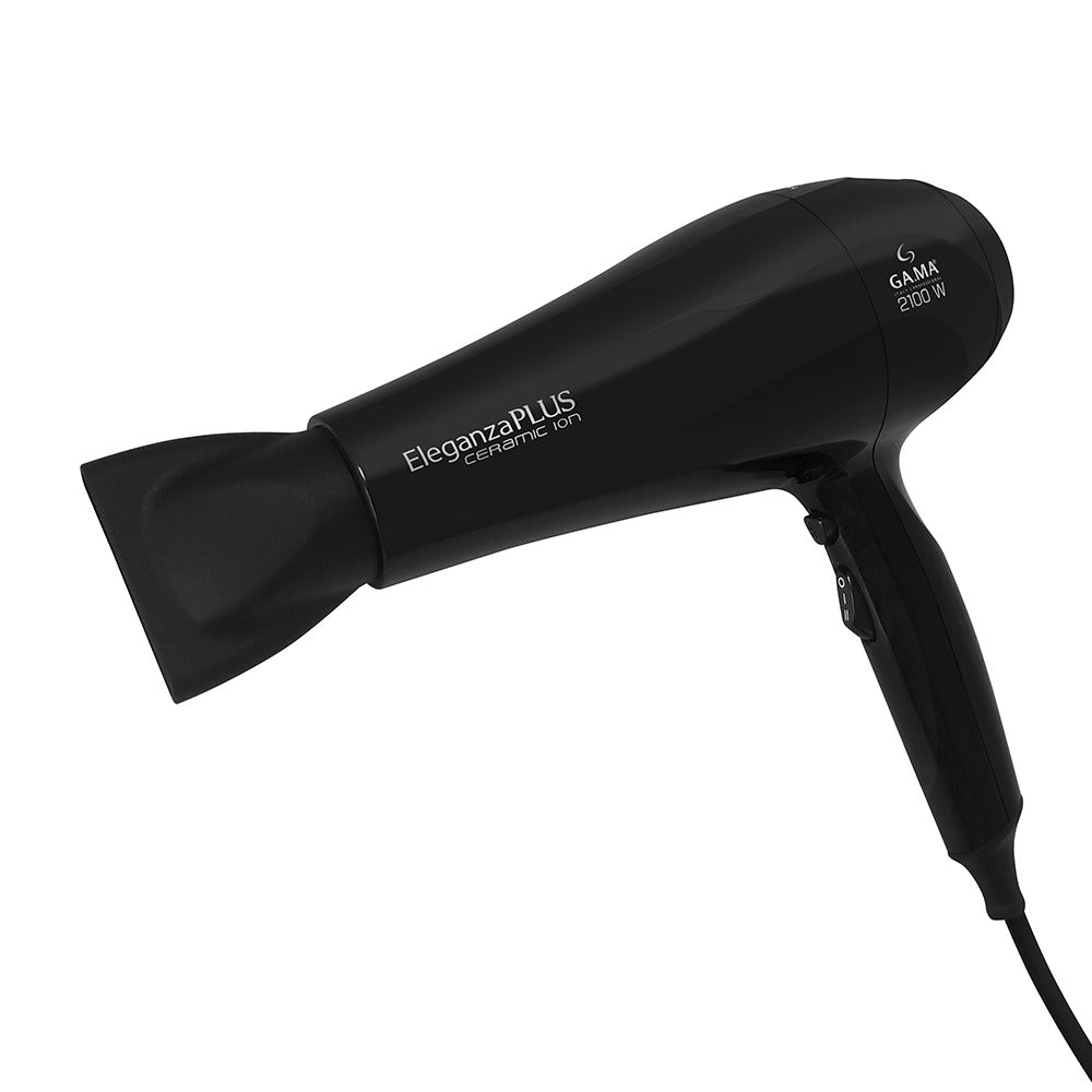 Secador de Cabelo Gama Italy Eleganza Plus Ceramic Ion 2100W Preto 220V