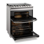 Fogão 5 Bocas Electrolux Experience com Duplo Forno PerfectCook360 Cinza 220V