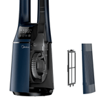 Ventilador de Torre Midea Smart Air Bladeless VTB180A3 Azul Escuro Bivolt