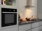 Forno de Embutir a Gás Brastemp 78L BOA84AE com Grill Timer Touch Preto 220V