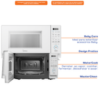 Micro-ondas Midea 20L MasterCook Branco 220V