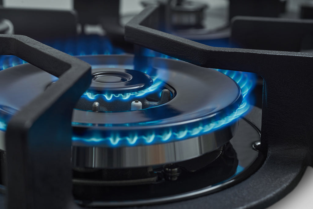 Cooktop à Gás Fischer 4 Bocas Infinity Tripla Chama 26297-62936 Grades em Ferro Fundido Vidro Branco Bivolt