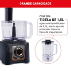 MultiProcessador Arno MultiChef 24 Funções MP72 1000W Preto 220V