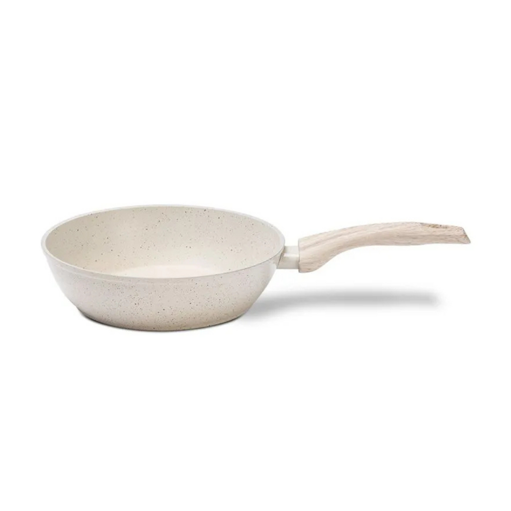 Jogo de Panelas Ceramic Life Brinox 6 Peças Indução Sirius Vanilla