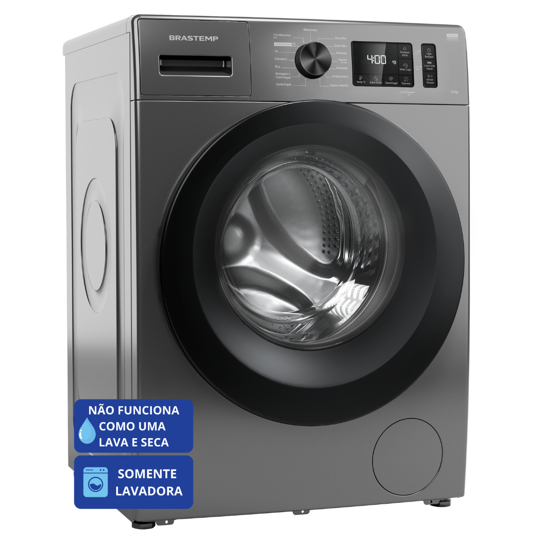Lavadora de Roupas Brastemp 11KG BNF11AB Smart Sensor Titanium 220V