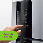 Refrigerador Consul 451L CRM56 Duplex Espaço Flex Cor Inox 220V