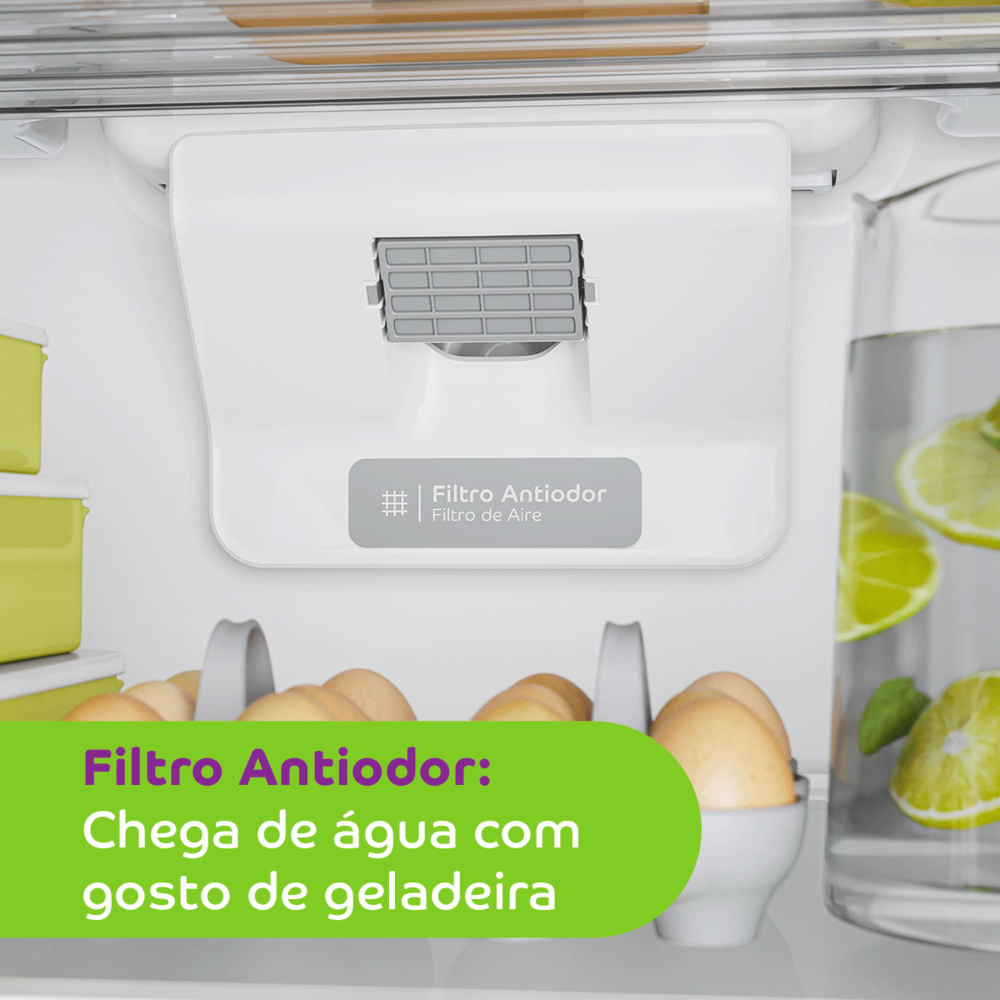 Refrigerador Consul 451L CRM56 Duplex Espaço Flex Cor Inox 220V