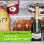 Refrigerador Consul 451L CRM56 Duplex Espaço Flex Cor Inox 220V