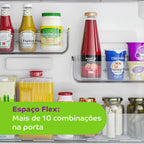 Refrigerador Consul 451L CRM56 Duplex Espaço Flex Cor Inox 220V