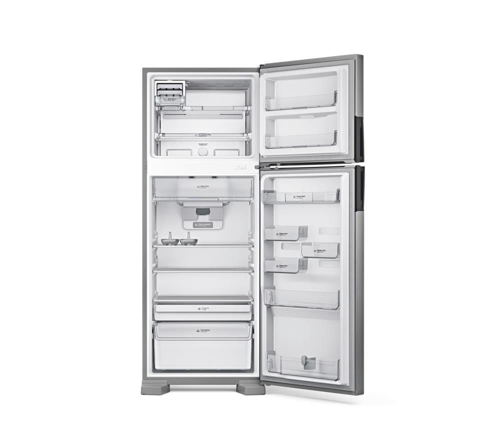 Refrigerador Consul 451L CRM56 Duplex Espaço Flex Cor Inox 220V