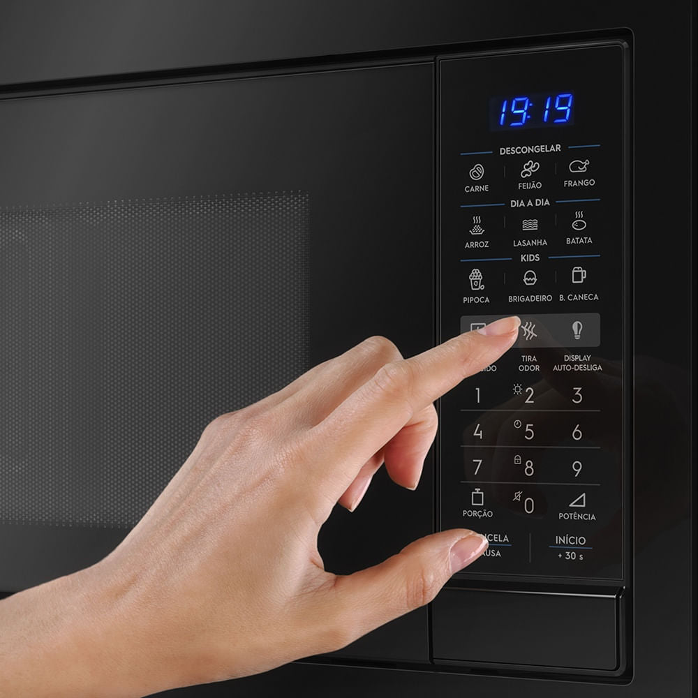 Kit Electrolux de Embutir Forno a Gás 80L com Convecção+Micro-ondas 34L 220V