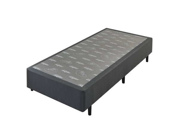Base Para Colchão Solteiro Ecoflex 88x188x25cm Chumbo