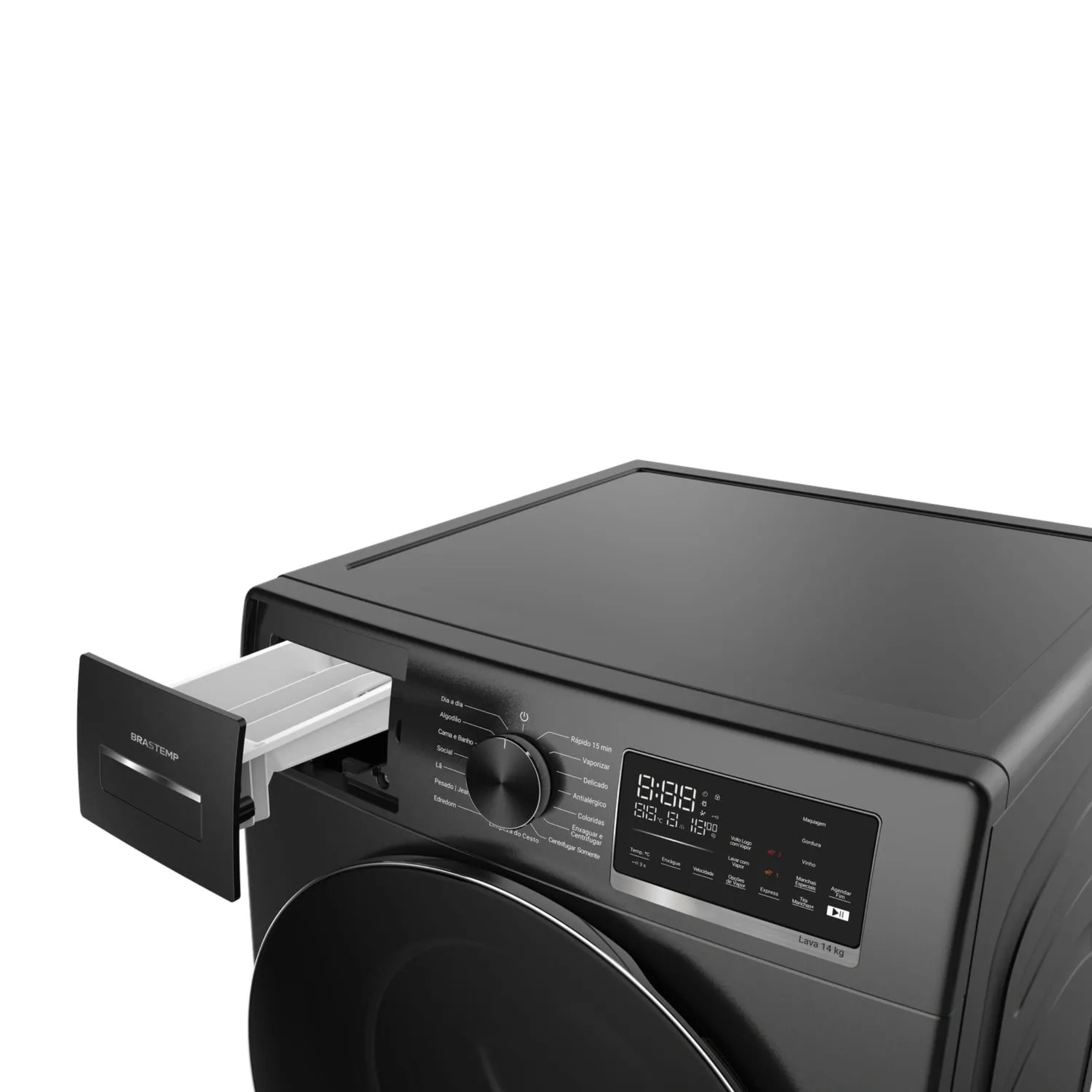 Conjunto Brastemp Lavadora de Roupas 14kg Inverter BNF14AS + Secadora Piso 10kg BSR10BB 220V