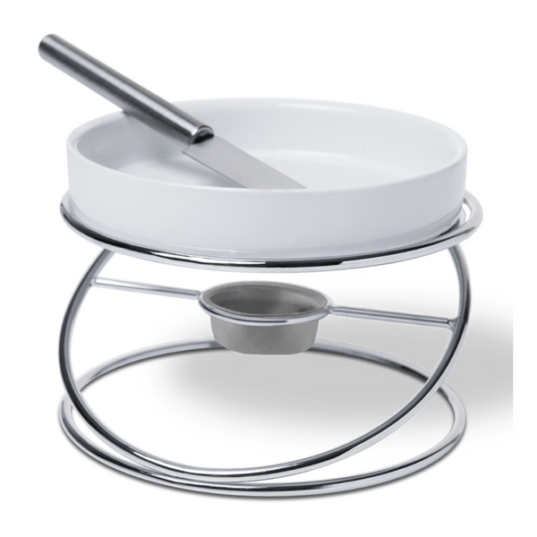 Rechaud para Queijo Brie Brinox 4 peças Branco